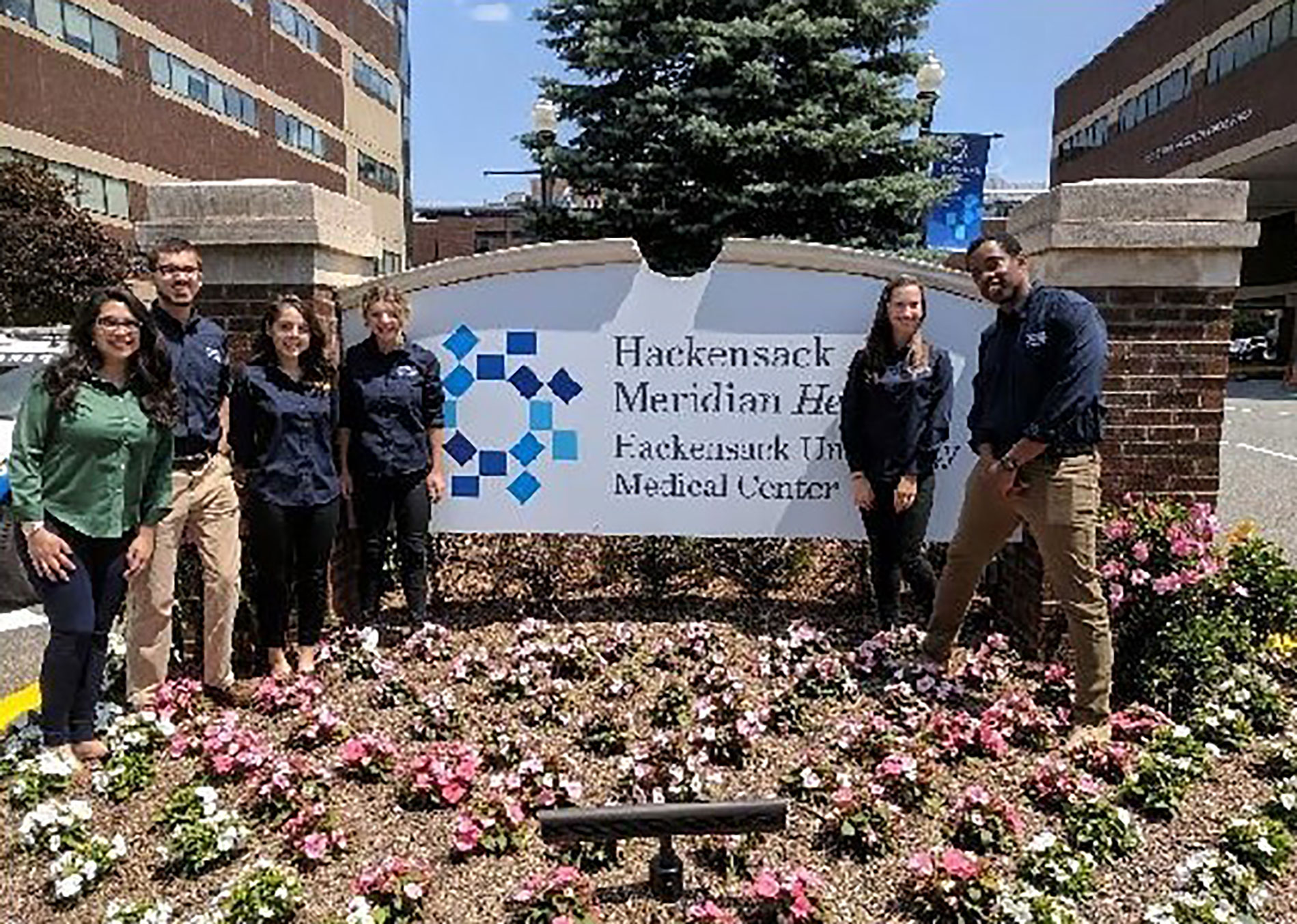 Hackensack Meridian Health green team onsite
