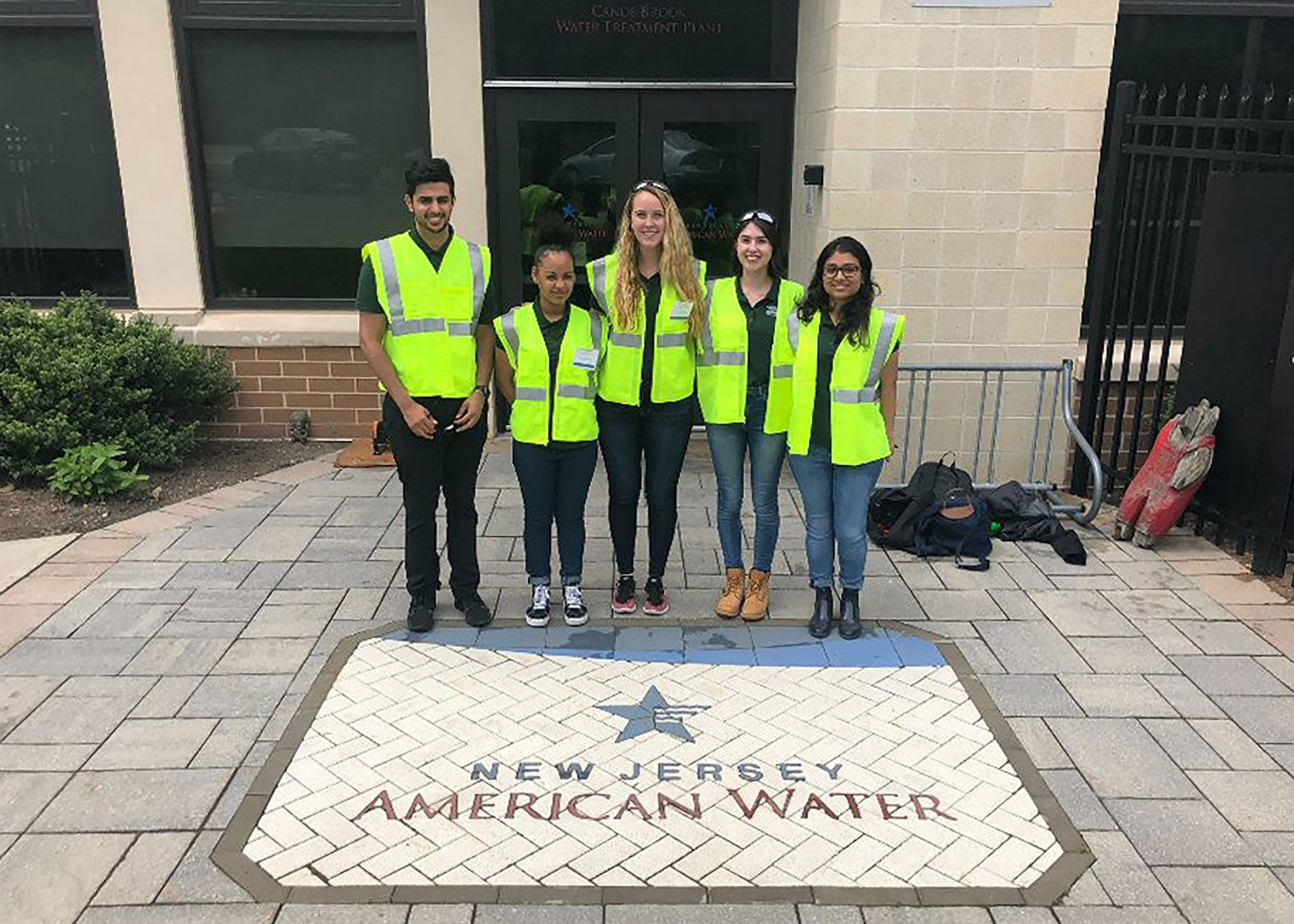 New Jersey American Water green team onsite