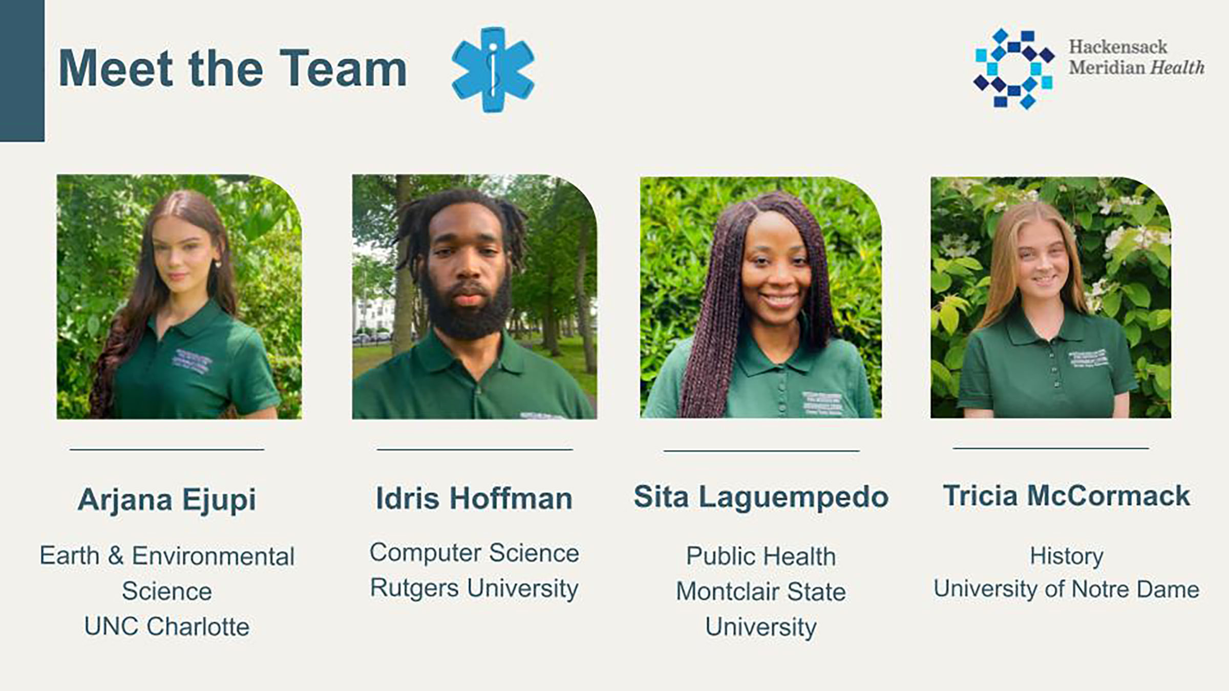 Hackensack Meridian Health Green Team