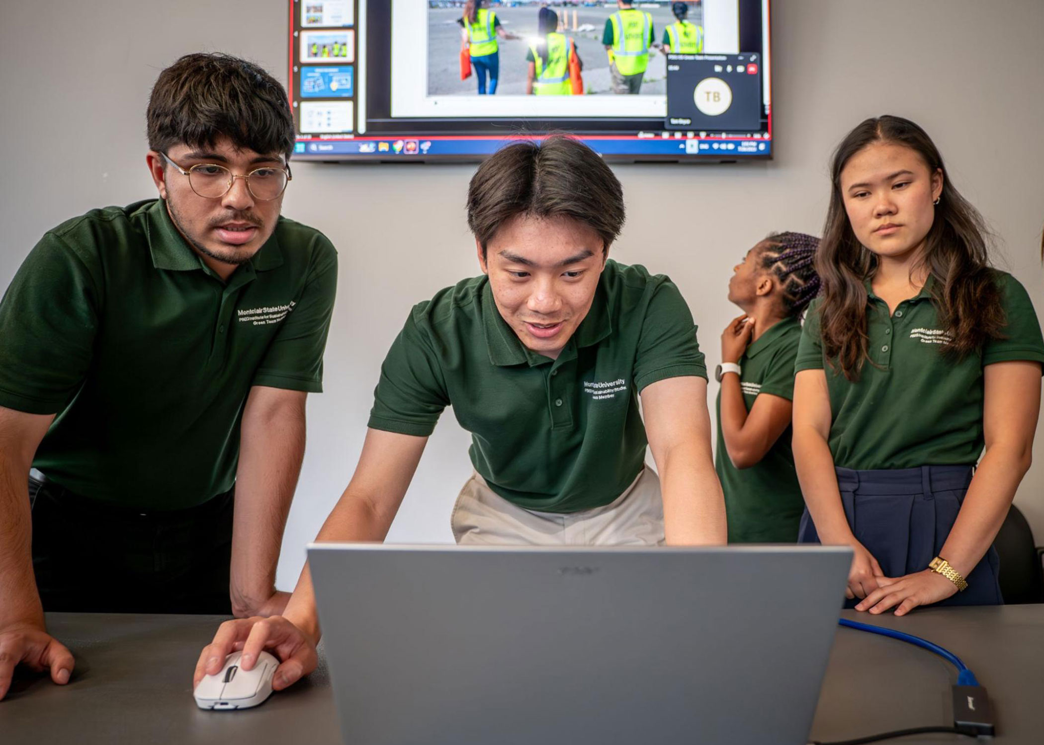 Green Team on Zoom meeting