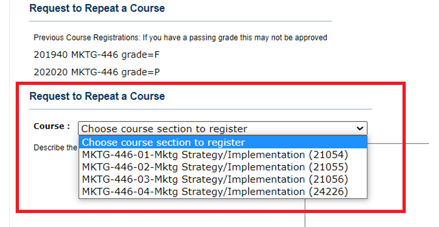 Ucf repeat code p image