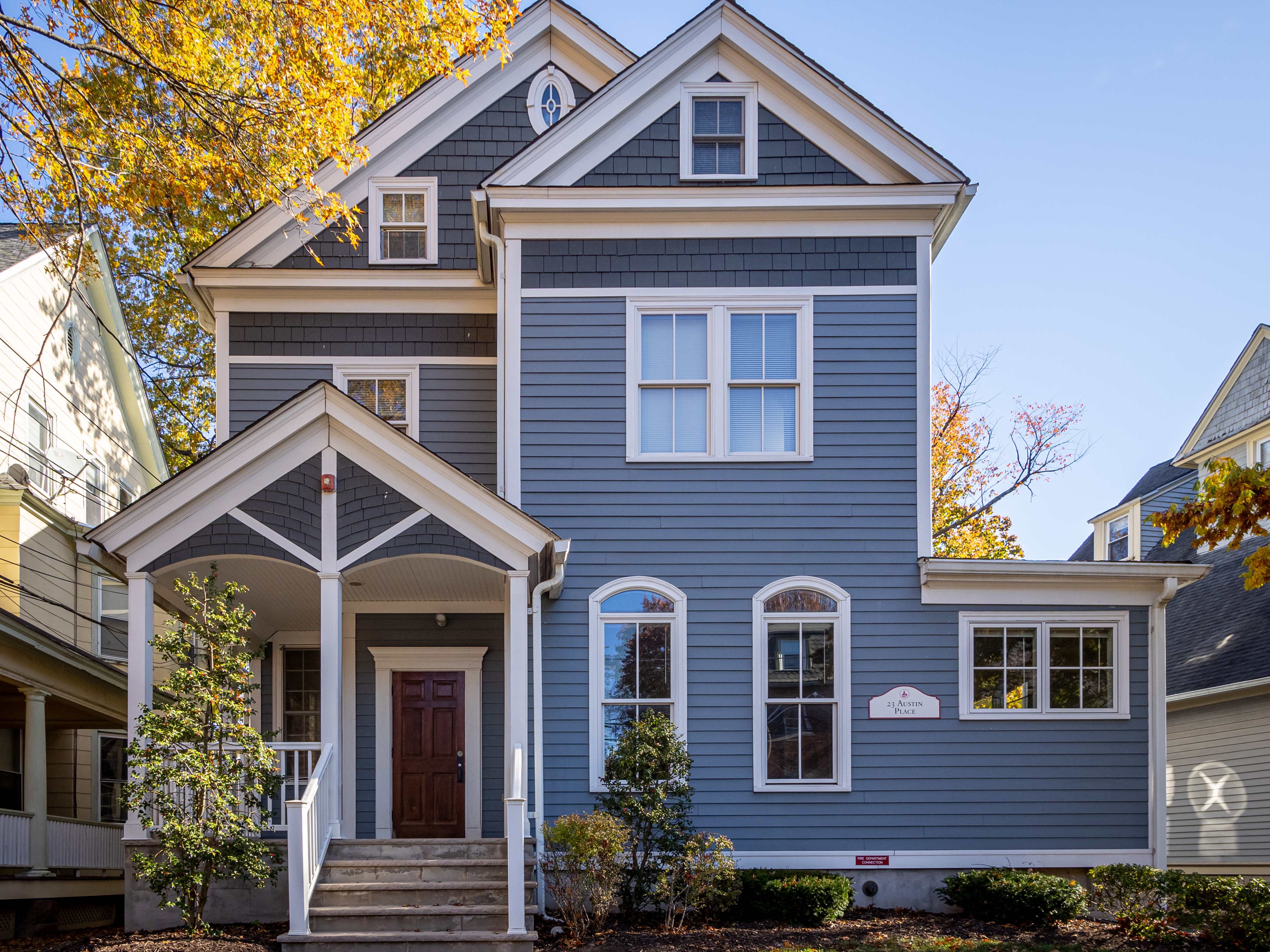 blue house- front picture
