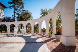 Sculptures on Montclair campus