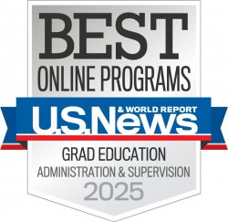 Emblem for Best Online Programs for Grad Education Administration and Supervision.