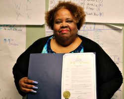 Feature image for Sharon Berry-Hunt '84 MA