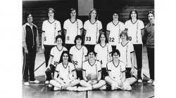 Photo of the 1977-78 Women's basketball team