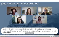 photo of participants in an online Capital Hill policy meeting