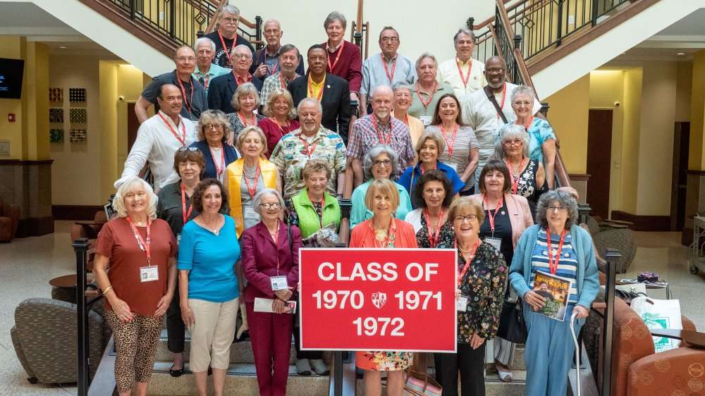 Class of 1972 Make Their Return to St. Patrick's College 50 Years