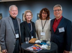 Group poses for a photo.