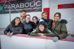 Group of alumni smiling