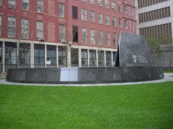 Photo of African Burial Groudn monument