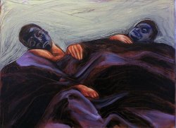 "Bedtime Story" by MFA Studio Art alumnus Daniel Morowitz '15, oil on Canvas, 40 x 30 inches, 2016