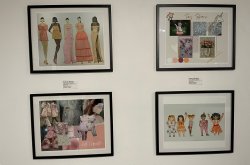 Image of artwork from Fashion Illustration Show at Finley Gallery, February 2023