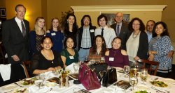 Montclair State College of the Arts attendees at Cento Amici Dinner