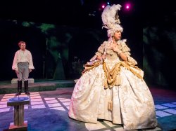 "Triumph of Love" a student production from the Department of Theatre and Dance, receives praise from community paper "The Montclair Dispatch."