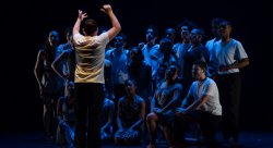 A scene from "Sentenced to Sentences," choreographed by Claire Porter.