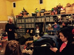 Mark Constanza with SCM Students