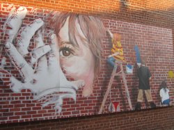 Feature image for "Montclair Times" Article Pays Tribute to Local Non-profit Celebrated in Mural by Art Students 