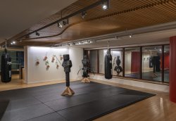 Interior image of University Galleries
