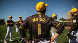 Yuki Matsui of the San Diego Padres. Matt Thomas/San Diego Padres/Getty Images