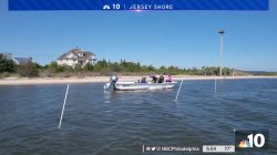 Dr. Bologna and students eelgrass project in Barnegat Bay