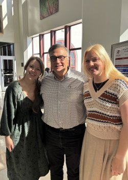 Rylee, Kelly, and Dr. Bologna in CELS