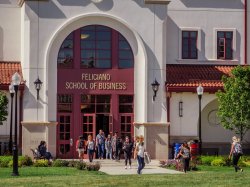 photo of Felciano School of Business building