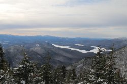 View from the top of White Face in NY