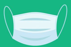 Illustration of a face mask