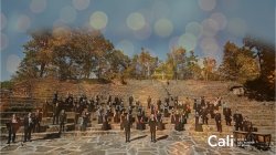 University Singers in outdoor amphitheater