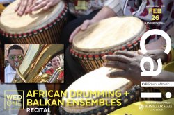 African Drumming and Balkan Ensembles