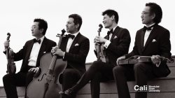 String Quartet portrait with instruments