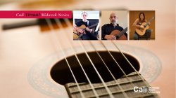 Three Guitar soloists headshots