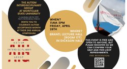 flyer of Autism Interdisciplinary group event