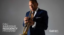 Musician and Composer Wynton Marsalis with Trumpet