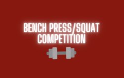 Bench press/squat competition logo