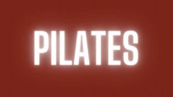 Pilates text title