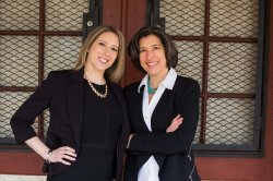 Jennifer Brown Urban (left) and Miriam Linver, professors of Family Science and Human Development, and co-directors of the Institute for Research on Youth Thriving and Evaluation (RYTE Institute).
