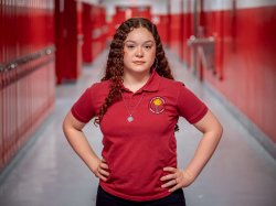 Melissa De Almeida, 17, a senior at East Side High School in Newark’s Ironbound district, wants to return to teach there.