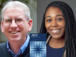 Photo of Dr. Douglas Larkin and Khadija Ahmed