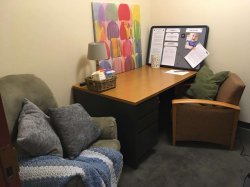 Photo of CEHS Lactation Room in University Hall