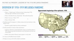 Screenshot from Dr. Navarro Presentation on 1918 Flu Pandemic
