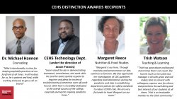 February CEHS Distinction Award Recipients