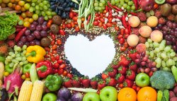 Tropical fruits and White Heart