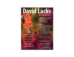 Feature image for Announcing the Montclair Book 2012 Keynote Address by David Lacks