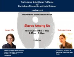 Graphic of an event called Slaves Among Us