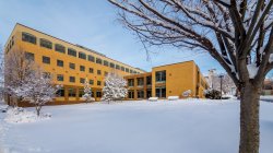Image of Dickson Hall in Winter