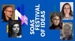 Collage of Panelist photos for Virtual SOAS Festival Ideas