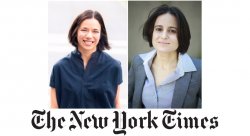 photos of tarika daftary-kapur and tina zotoli side by side. New York Times logo is beneath their pictures