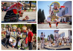 Collage of photos from the Festival de los Andes